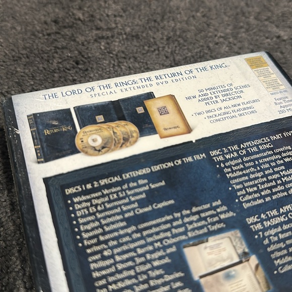 The Lord of the Rings:The Return of the King (Special Extended Edition) [DVD]NEW - Picture 3 of 4